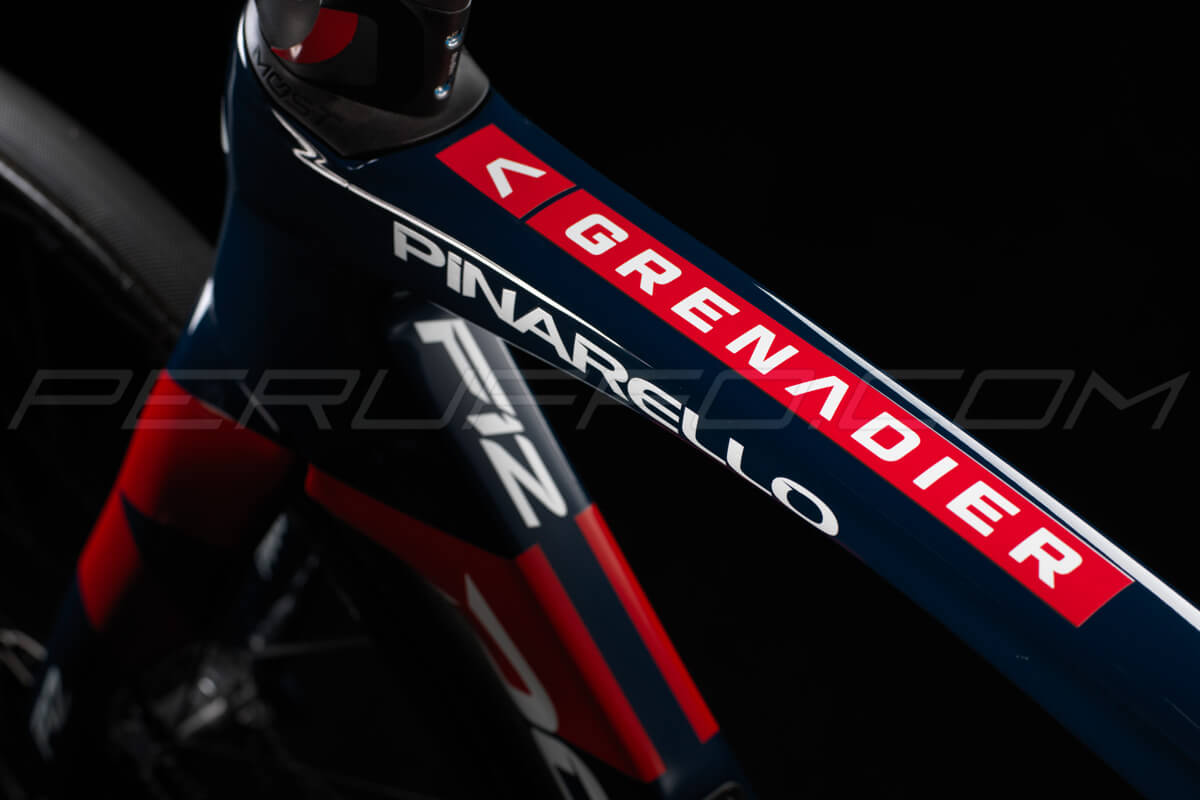 The new Pinarello Dogma F12 for the British Team Ineos Grenadiers