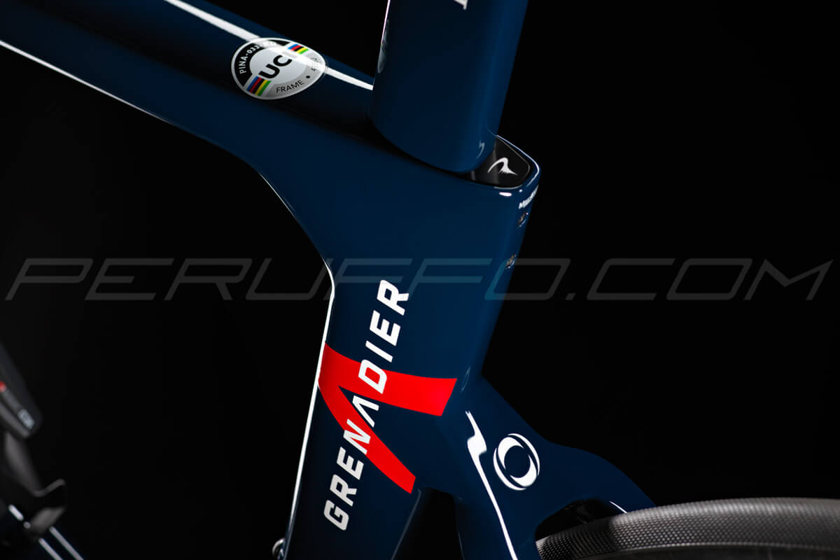 The new Pinarello Dogma F12 for the British Team Ineos Grenadiers