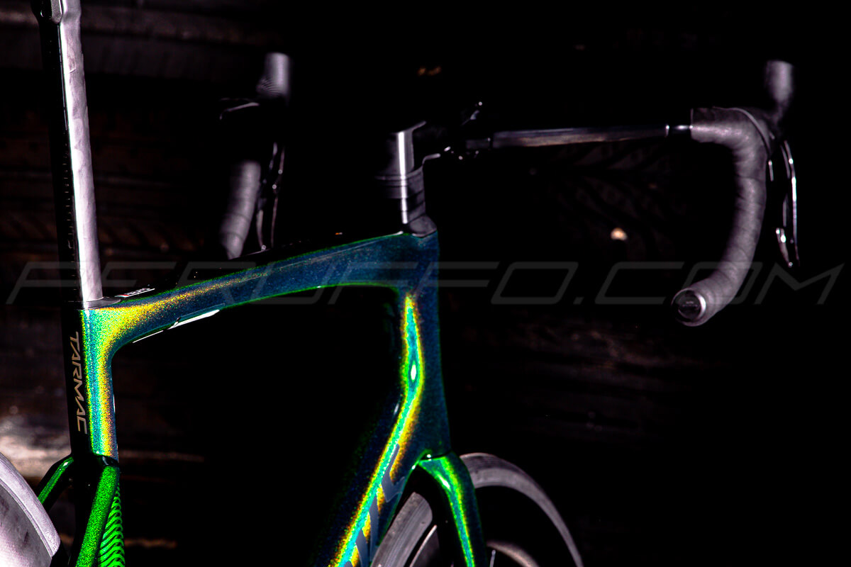Specialized S-Works Tarmac SL7 2021 Holographic Gradient Green / Chrome