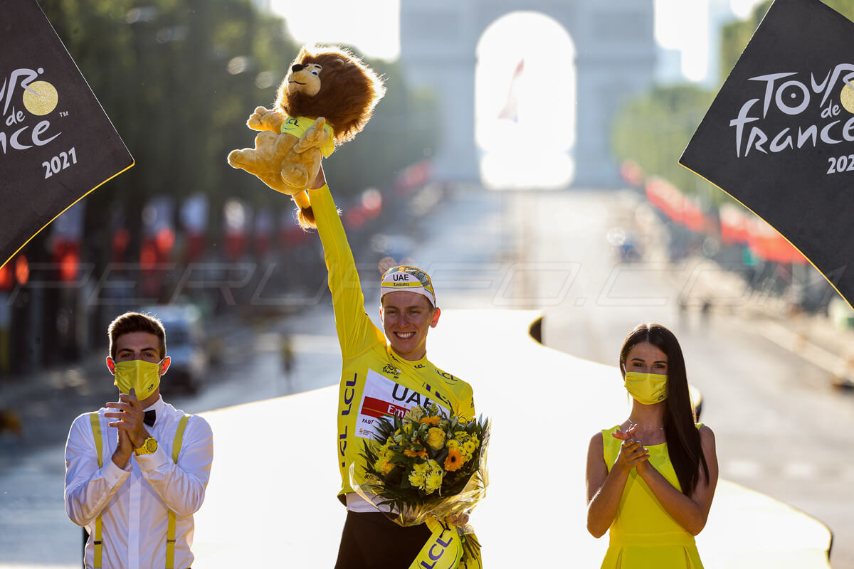 Tadej Pogačar Vince Le Tour de France