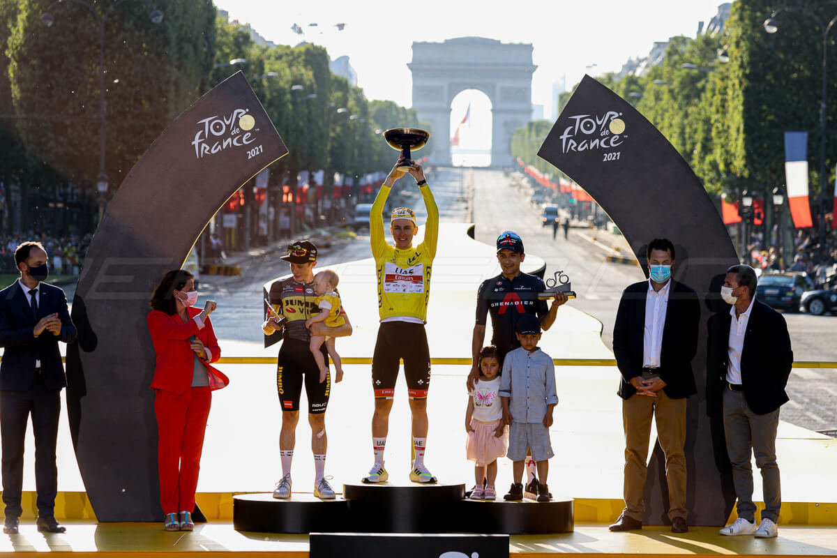 Tadej Pogačar Vince Le Tour de France