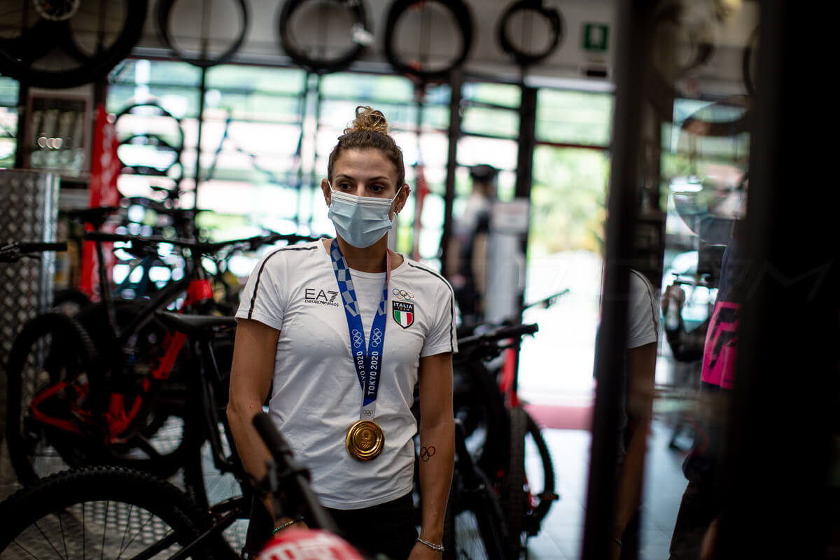 Federica Cesarini visita il TeamPeruffo