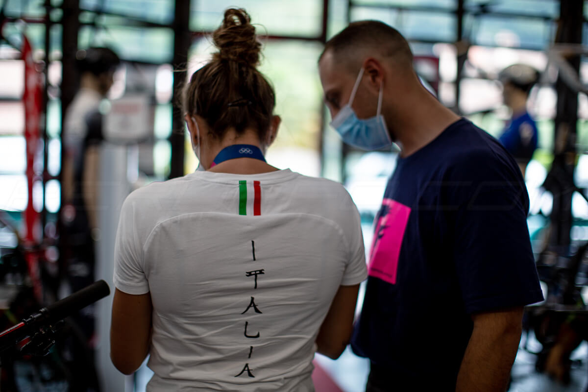 Federica Cesarini visita il TeamPeruffo