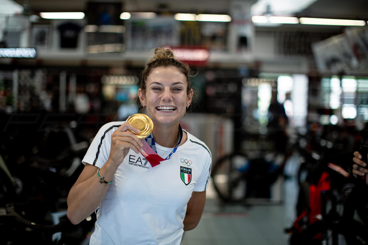 Federica Cesarini visita il TeamPeruffo