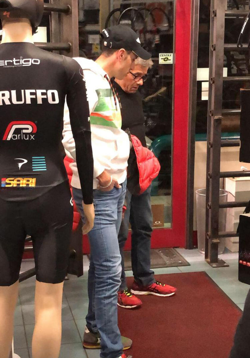 Lo Squalo visits TeamPeruffo