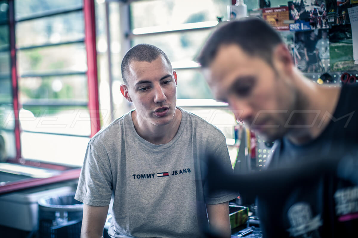 Raffaele Marciello and Marco Mapelli meet TeamPeruffo