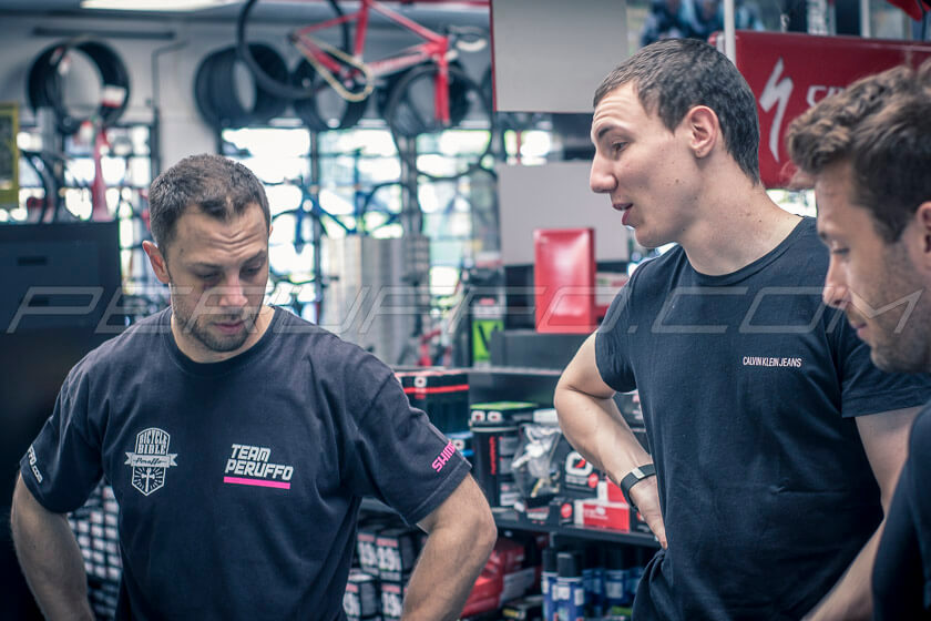 Raffaele Marciello and Marco Mapelli meet TeamPeruffo