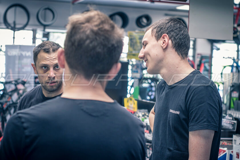 Raffaele Marciello and Marco Mapelli meet TeamPeruffo