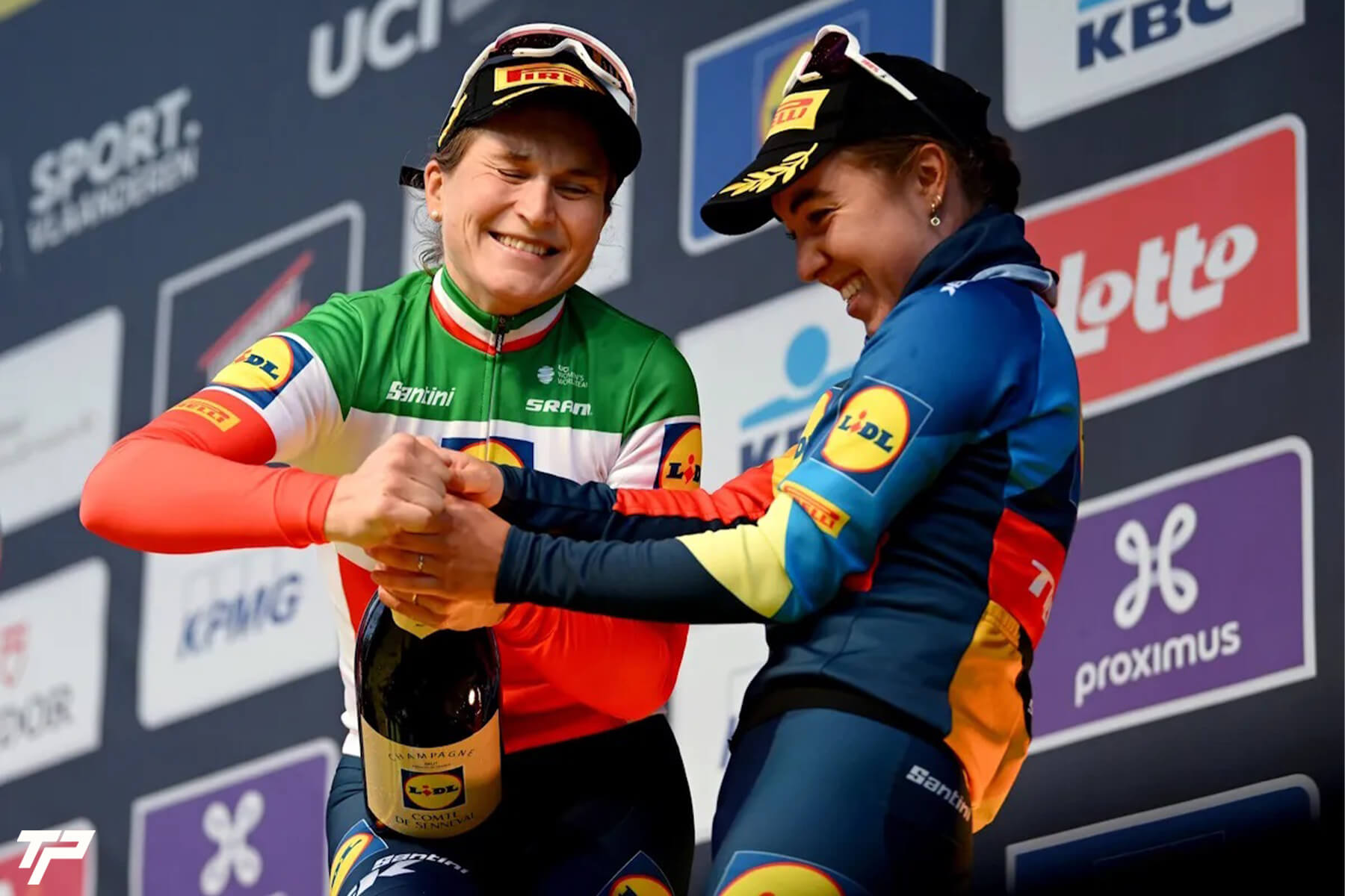 Longo Borghini, in tricolor, triumphs at Flanders: a masterpiece by Lidl Trek