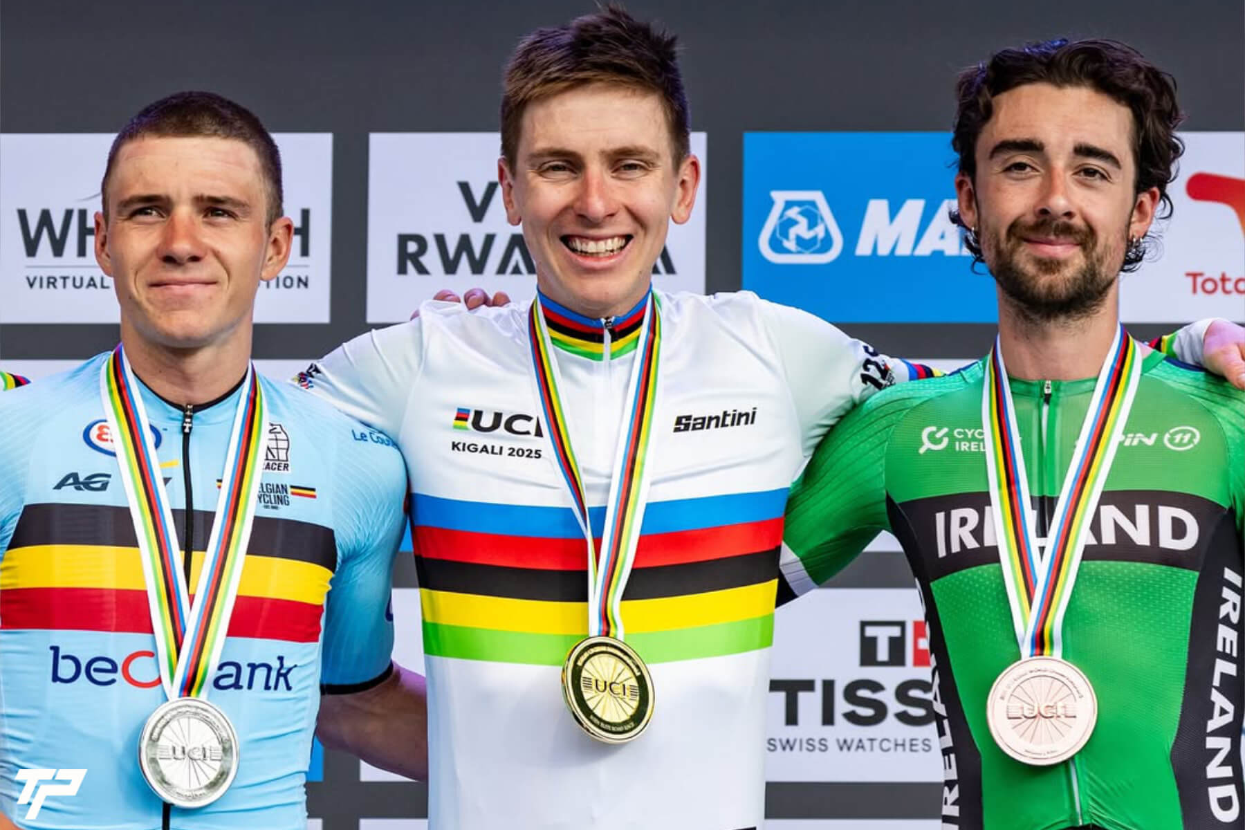Pogačar trionfa al mondiale UCI strada Kigali 2025