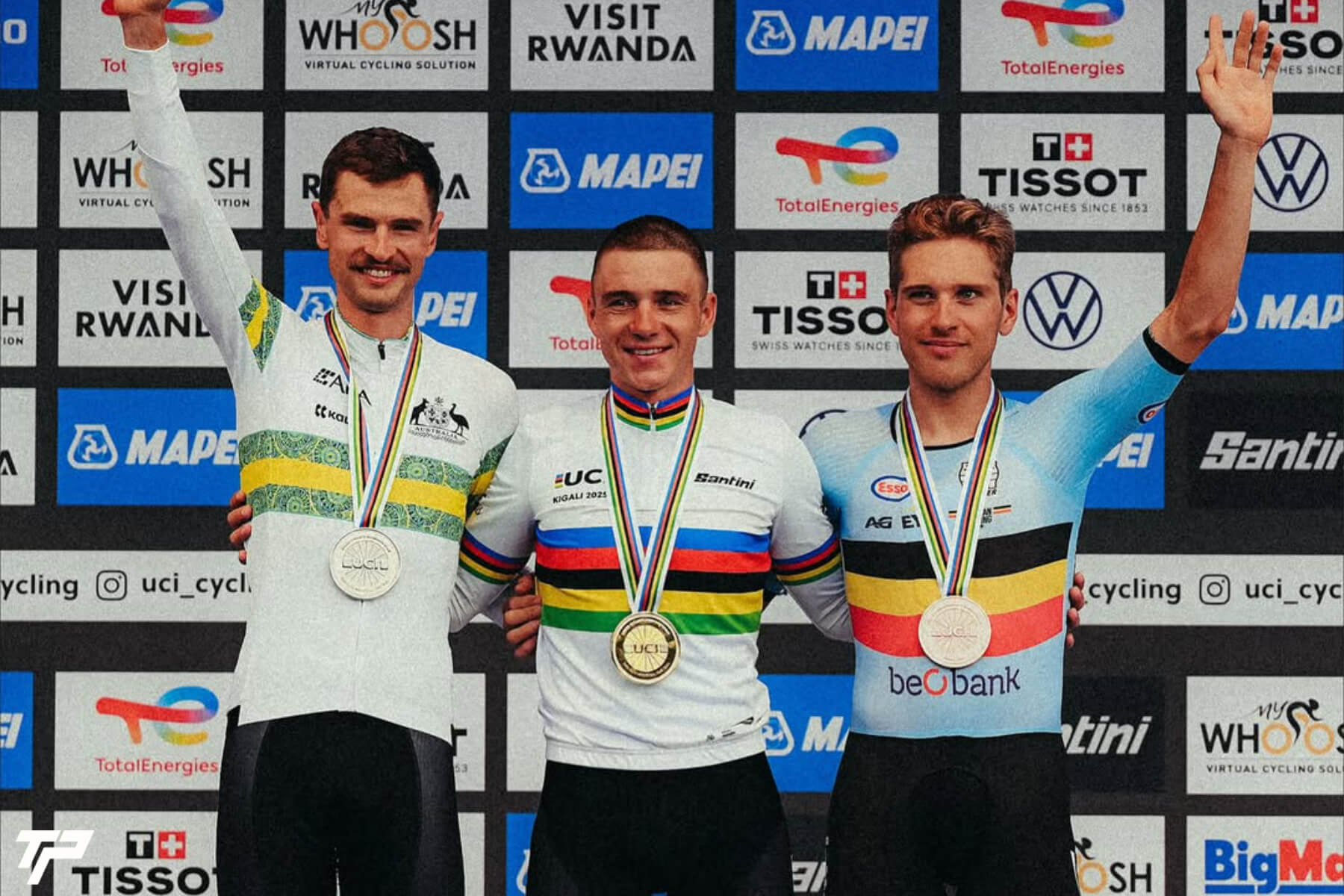 Remco Evenepoel conquista l’oro mondiale a cronometro UCI Kigali 2025