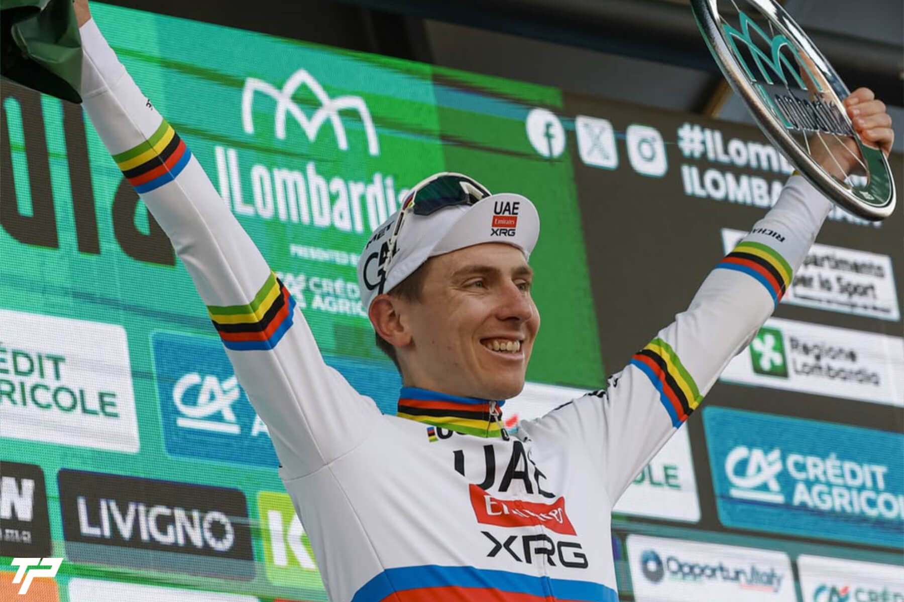 Tadej Pogačar entra nella storia: Il Lombardia 2025 cinque anni un solo re