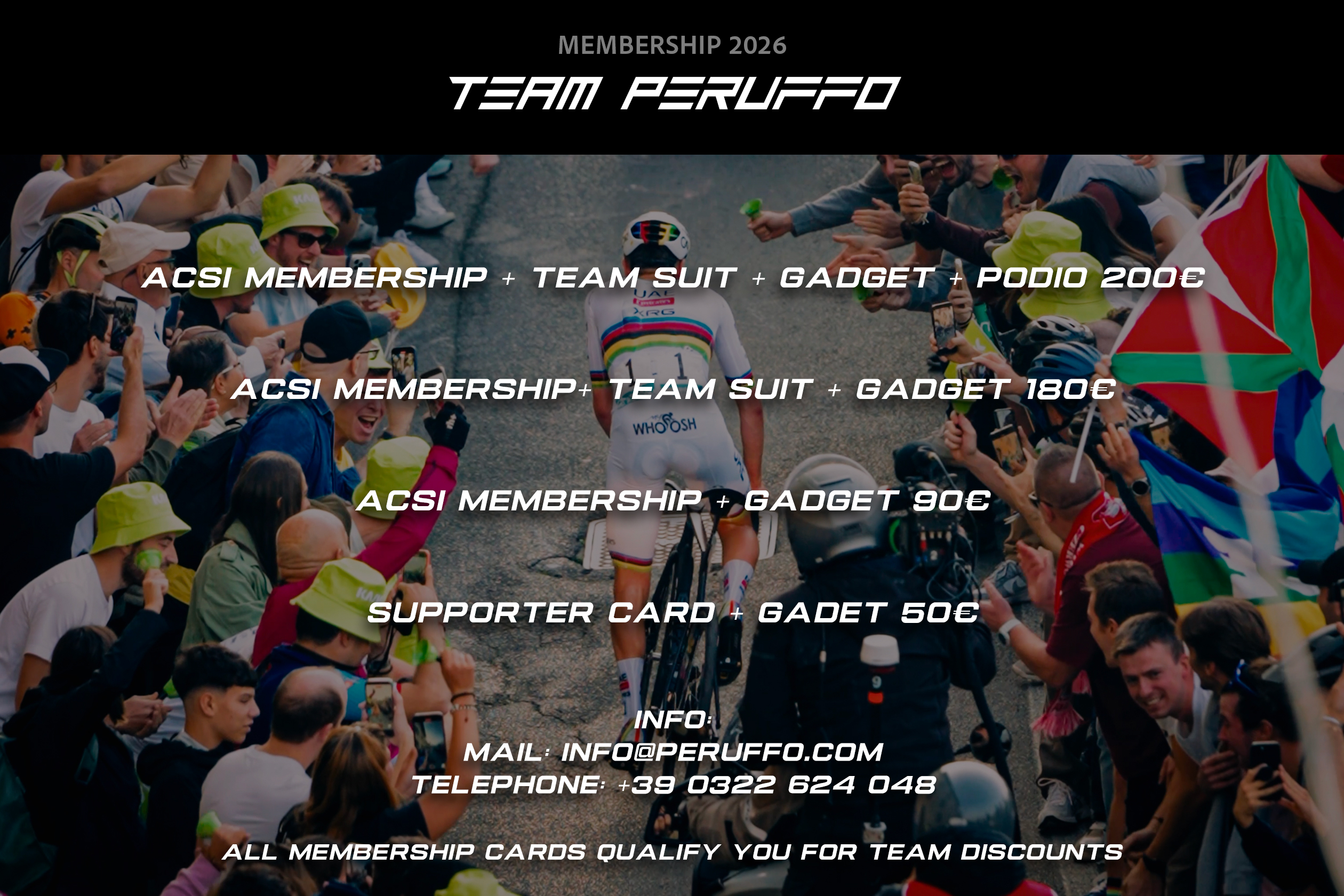 TEAMPERUFFO MEMBERSHIP CYCLING SEASON 2026