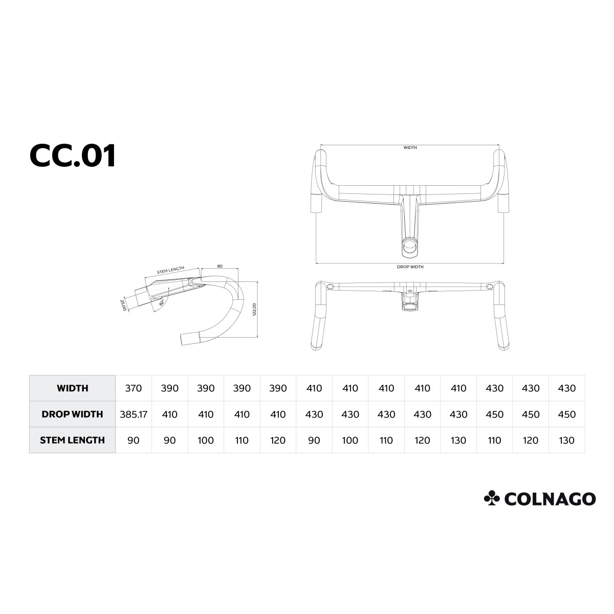 Colnago CC.01 Geometria Geometry 