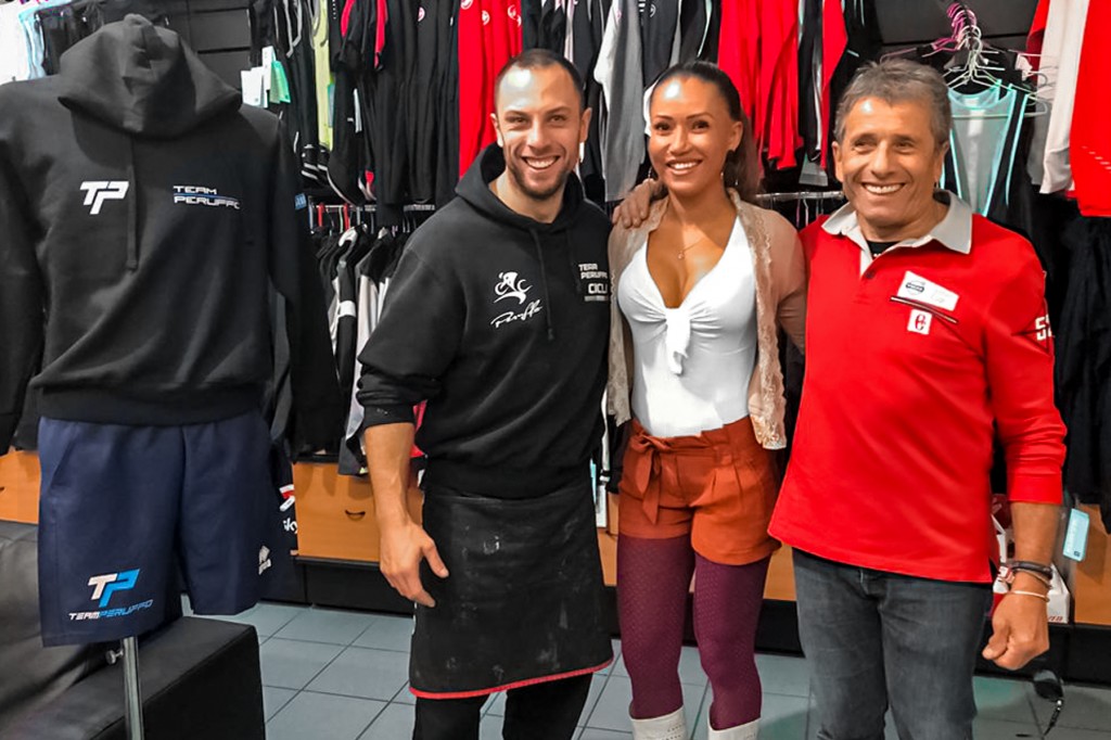 Uènia Fernandes De Souza incontra il TeamPeruffo